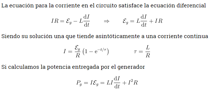 Formula de la energía magnética 1